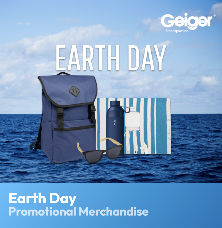 sustainable promotional products from Geiger for earth day