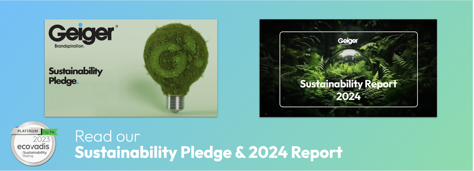 Geiger Promotional Products Sustainability Pledge 