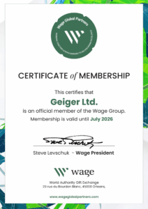 Geiger Wage Network Certificate