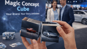 branded magic concept cubes