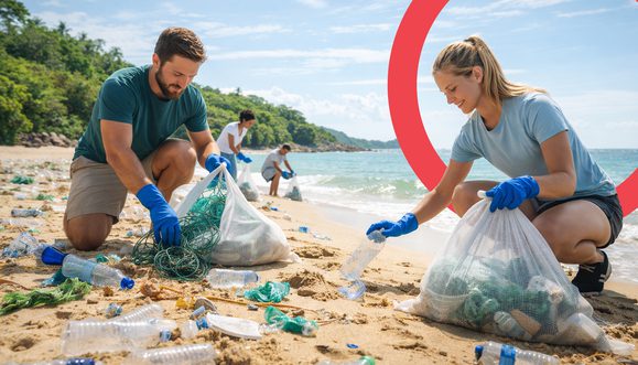 Recycled Ocean-Bound Plastic Branded Merchandise
