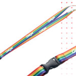 branded rainbow lanyards