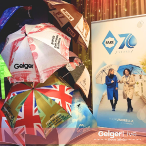 Geiger Branded Umbrellas
