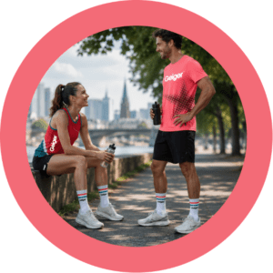 branded running clothes