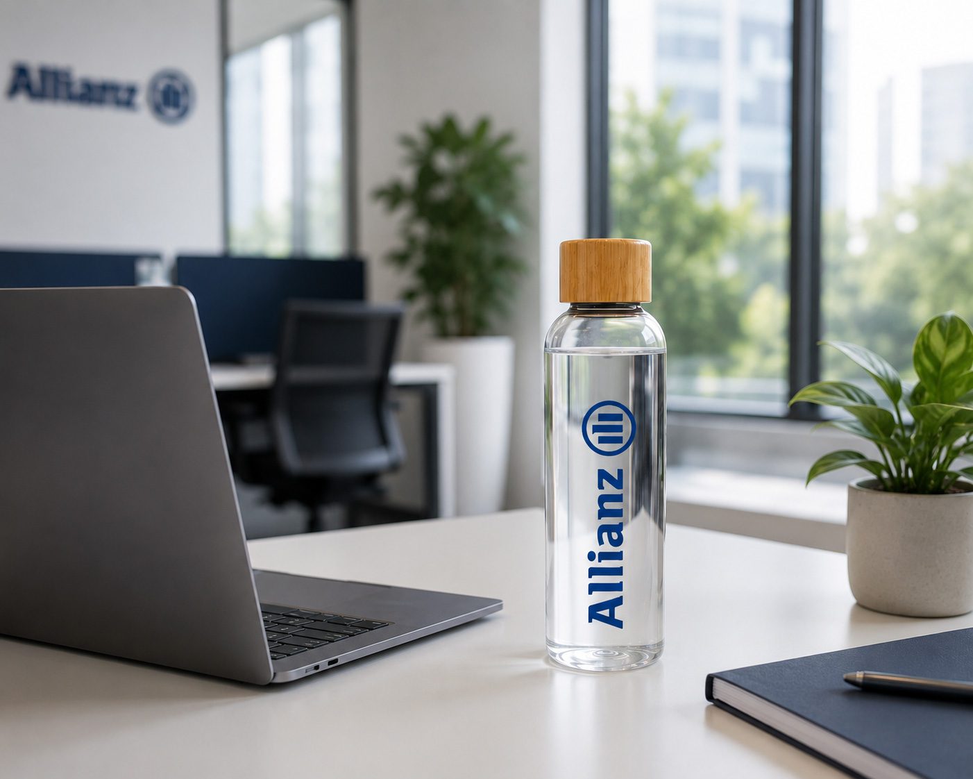 Allianz-RPET-Bottle-Desk
