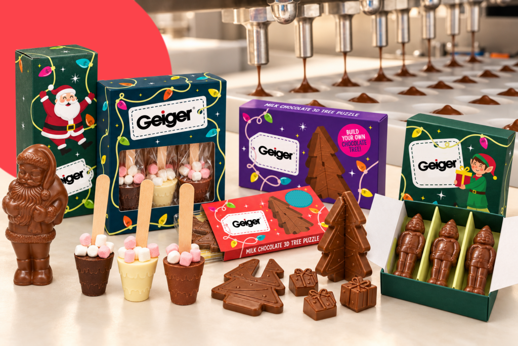 branded christmas chocolates